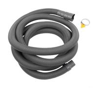 Tuyau de vidange pliable pour caravane avec adaptateur réglable - Kit de tuyau d'égout extensible en PVC renforcé flexible double couche - Intérieur anti-adhésif (4 m)