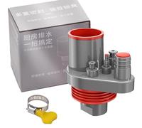 Tuyau de vidange pour évier, kit de montage sous évier pour installations | Adaptateur de canal pour fosse de septique, camping-car, baignoire, cave commerciale, drain au sol