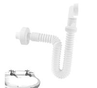 Tuyau de vidange pour évier - Réglable à 360° - Siphon étanche - Pour bateaux, douche, jardin, lavabo, salle de bain