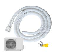 Tuyau de vidange pour machine à laver - Flexible et Anti-Fuite | avec collier de serrage pour déshumidificateur - pour Déshumidificateur, Unité Extérieure, Lave-Vaisselle, Machine à Laver