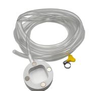 Tuyau de vidange universel pour climatiseurs avec connecteur de tuyau et collier de serrage Tuyaux de vidange de condensat transparents pour une installation facile Condensat transparent avec collier