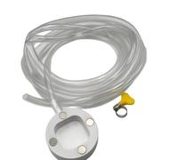 Tuyau de vidange universel pour climatiseurs avec connecteur de tuyau et collier de serrage Tuyaux de vidange de condensat transparents pour une installation facile Condensat transparent avec collier
