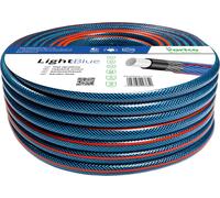 tuyau d'eau 4 couches Tuyau d'arrosage de jardin Tuyau flexible en polyester tressé croisé Résistant aux UV 22 Bar 3/4" 50m