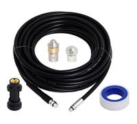 Tuyau Déboucheur Canalisation 15m,Furet karcher Compatible avec Karcher K2, K3, K4, K5, K6, K7, Nettoyeur Haute Pression 180Bar