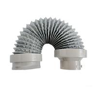 Tuyau d'échappement, 13 cm de diamètre, 203 cm de long, conduit AC portable extensible avec filetage dans le sens des aiguilles d'une montre, construction en aluminium résistant à la chaleur pour