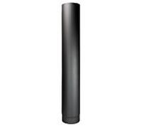 Tuyau d'échappement Bertrams 05RL1000-150 1000 mm, Ø 150 x 2 mm, cylindrique, noir