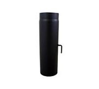 Tuyau d'échappement Bertrams 05RL500-160DK 500 mm, Ø 160 x 2 mm, avec papillon des gaz, noir