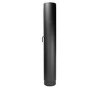 Tuyau d'échappement Bertrams 07RL1000-180DK 1000 mm, Ø 180 x 2 mm, avec papillon des gaz, gris moulé