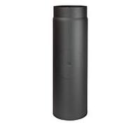 Tuyau d'échappement Bertrams 07RL500-180T 500 mm, Ø 180 x 2 mm, avec porte, cylindrique, gris fonte