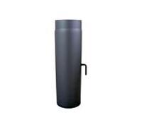 Tuyau d'échappement Bertrams 07RL500-200DK 500 mm, Ø 200 x 2 mm, avec papillon des gaz, gris moulé