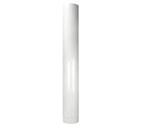 Tuyau d'échappement Bertrams ALU-Pu 04RL1000-130 1000 mm, Ø 130 mm, blanc -revêtu par poudre