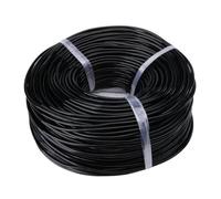 Tuyau d'égouttement noir en PVC 1/4" 4/7 mm for micro-irrigation de jardin | Système d'arrosage for pots de plantes à effet de serre(20 Meters)
