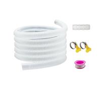 Tuyau d'évacuation de condensat, kit de 2 colliers de serrage inclus | Rallonge de tuyau d'évacuation AC pour unité extérieure pour machine à laver, balcon, entretien saisonnier