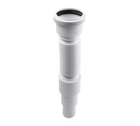 Tuyau d'évacuation de douche extensible 50 mm flexible en PVC gris 1 m anti-torsion pour lavabo de salle de bain