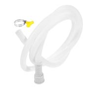 Tuyau D'évacuation D'eau du Climatiseur Flexible Pvc Blanc | Tube D'extension Condensat, Installation Facile et Souple, Fête Estivale, Usage Maison et Bureau