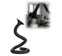 Tuyau d'évacuation des fumées de soudage, Bras Aspirateur Articulé 2-en-1 Noir/Lait 50/75mm 80-200cm(Black,75mm-100cm)