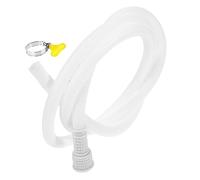 Tuyau D'évacuation du Climatiseur Pvc Blanc 4m Flexible Camping | Tuyau de Vidange de Rechange, Tubes Flexibles Multi-usages, pour Mini-split et Machine à Laver