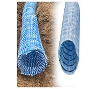Tuyau d'évacuation flexible - 300 mm perforé ondulé 16 m pour solutions de drainage de cour, terrasse, trottoir et paysage - Système de gestion de l'eau durable et fiable