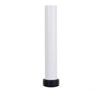 Tuyau d'évacuation flexible de 30 cm pour toilettes suspendues au mur - Tuyau de chasse d'eau en polypropylène avec cuvette pour raccord de toilettes - Kit de tuyau de chasse d'eau réducteur pour