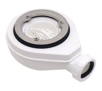 Tuyau d'évacuation horizontal sans couvercle Ø90 DONA pour receveur de douche, siphon de sol anti-odeurs Femeo