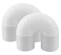 Tuyau d'évacuation pour climatiseur, diamètre 150 mm, longueur 2 mètres, lot de 2, flexible, filetage à gauche