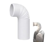 Tuyau d'Évacuation pour Climatiseur Mobile, Diamètre 13 cm, Extensible en PP avec Fil Métallique, Conduit de Ventilation Flexible pour Sortie d'Air Chaud (lévogyration)
