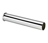Viega tuyau d'évacuation tuyau d'immersion tuyau réglable pour lavabo 100599 2000 2000 /4" x 200 mm, droit, chromé, avec bord à collerette, siphon