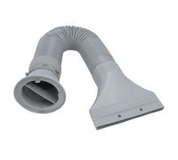 Tuyau d'Extension d'échappement pour Cabine de Pulvérisation 'aérographe, Tuyau Flexible en ABS pour Peinture de Loisirs, Extension de Ventilation de 67 Pouces pour Fenêtre ou Porte