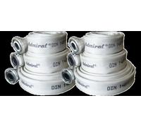 Tuyau d'incendie Admiral Admi Star, diamètre 52 mm, longueur 15 mètres, conformité DIN 14811, matériau EPDM, raccord Storz, pression maximale 16 bars