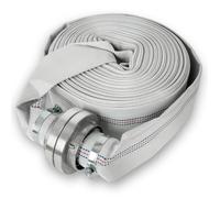 Tuyau d'incendie plat EBERTH - Tuyau de refoulement 2"" - 30m - Raccord Storz 52-C