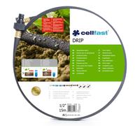 Cellfast Tuyau d'irrigation Drip goutte-à-goutte 1/2" 15 m