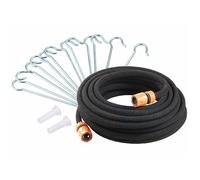 Royal Gardineer – Tuyau d'irrigation poreux avec raccords et 12 crochets de fixation