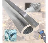 Tuyau d'isolation en aluminium double couche de 95 cm - Isolation thermique et acoustique for tuyaux 27 mm à 250