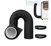 Tuyau d'isolation thermique pour climatisation | Tuyau d'isolation mobile pour climatiseur de 12,7 cm et 15 cm de diamètre pour appartement, cave, garage, maison