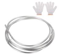Tuyau en acier inoxydable sur bobine, diamètre extérieur de 1/4 de pouce, longueur de 9,84 pieds, soudé avec des gants