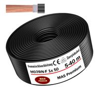 Tuyau en Caoutchouc H07RN-F 1x50 Construction Flexible pour Appareils 5-40m