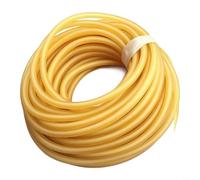 Tuyau en caoutchouc latex 20 m 10 mm OD 6 mm ID élastique | Matériau naturel élastique, haute résistance à la déchirure, durable, longueur de 20 m, intérieur lisse