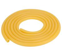 Tuyau en caoutchouc naturel, dimensions 12x8 mm, longueur 10 mètres, couleur ambre