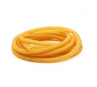 Tuyau en caoutchouc naturel souple en latex jaune ID 1,6 2 3 4 5 6 7 9 10 12 Tube élastique à haute résilience, tube en caoutchouc naturel en latex(3 METERS*8MM*12MM)