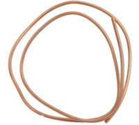 Tuyau en cuivre, 2 mètres de long, diamètre extérieur de 8 mm, diamètre intérieur de 6 mm, flexible, bonne conductivité thermique, épaisseur de paroi de 1 mm. Tuyau en cuivre