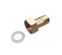 Tuyau en laiton à filetage femelle 1/2 "3/4" BSP mâle 1 ", 3 pièces | Adaptateur de raccord de tuyau en laiton, connecteur de coupleur for compteur d'eau, filetage femelle 1/2 "3/4" BSP mâle à 1"