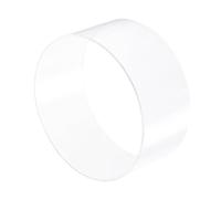 Tuyau en plastique rigide transparent, PMMA Acrylic Transparent Tube 50mm Length Multiple Sizes Home Improvement Garden Supplies