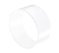 Tuyau en plastique rigide transparent, Transparent Round Acrylic Tube PMMA 100mm 40-76mm ID Home Improvement Garden Supplies