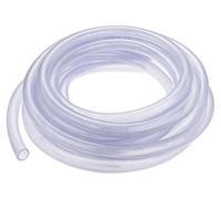 Tuyau en PVC, diamètre intérieur de 1,9 cm, longueur de 7,5 mètres, tressé, pour eau/air/huile