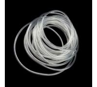 Tuyau en PVC, dimensions 15x19 mm, longueur 10 mètres, adapté au contact alimentaire, transparent