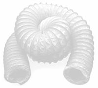 Tuyau en PVC flexible pour ventilation et évacuation des gaz, diamètre 100 mm, longueur 3 mètres