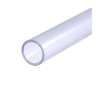 Tuyau en PVC VOCOSTE Tube PVC Rigide Transparent 20mm ID 25mm OD 50cm Haute Transparence pour Artisanat Présentoirs Décoration