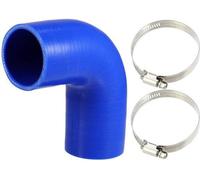 Tuyau en silicone pour capot moteur - 5,7 cm (2,25 pouces) - Bleu - Amélioration du refroidissement - Résistant à 90 degrés