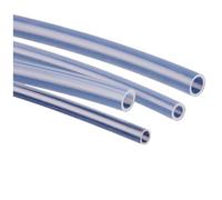 Tuyau en Silicone Tube en PTFE Transparent, diamètre intérieur 0.8 1.2.5 3.17 4 6 10 12 14 15mm, tuyau rigide isolé(2x4mm-1Meter)