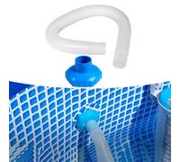Tuyau et Adaptateur pour Écumoire de Piscine, Ø1.5in 38mm In-tex 25016 Adaptateur Tuyau Filtre pour Skimmer Surface Kits Tuyau Adaptateur pour Piscine Hors Sol pour In-tex Best-way 28000E, 28335EH